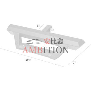 AMBITION Facile à installer, protection <span class=keywords><strong>de</strong></span> pare-chocs arrière <span class=keywords><strong>de</strong></span> remorque avec récepteur <span class=keywords><strong>de</strong></span> 2 pouces, compatible avec les voitures, les camions, les véhicules, le marchepied <span class=keywords><strong>de</strong></span> <span class=keywords><strong>remorquage</strong></span> - Product Image 2