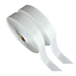Factory white green and other color satin ribbon 2 inched