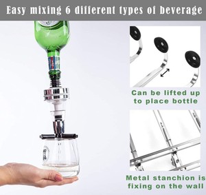 Dispensador de Bebidas de Pared, Estilo Europeo, Material Plástico, para una Sola Botella, para Fiestas, Cerveza, Alcohol - Product Image 2