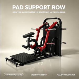 Rameur professionnel commercial à charge libre ISO Low Row Pad Support Row pour salle de sport - Product Image 1