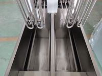 Friteuse électrique commerciale à 2 bacs et 2 paniers, autonome, équipement de cuisine pour restaurant, machine à frire poulet et frites