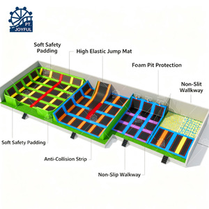 Equipo de Parque de Diversiones Comercial Interior Personalizado de Gran Tamaño con Parque de Trampolines Interior de Alta Seguridad para Niños - Product Image 4