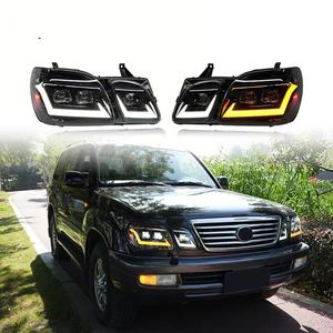 Para <span class=keywords><strong>Lexus</strong></span> LX470 faros <span class=keywords><strong>1998</strong></span> 2007 repuestos <span class=keywords><strong>LX</strong></span> <span class=keywords><strong>470</strong></span> parte actualización LED faro proyector cabeza lámpara Luz de circulación diurna - Product Image 4