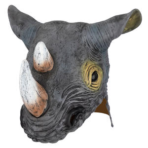 Maschera in Lattice a Forma di Rinoceronte per Adulti, Costume per Halloween e Natale, Accessori per Feste Divertenti e Stravaganti - Product Image 3