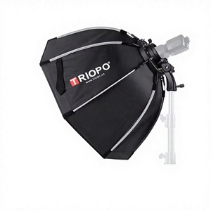 TRIOPO 90cm 120cm Softbox octogonal pliable avec poignée de trépied pour <span class=keywords><strong>Godox</strong></span> V860III V1 AD200Pro <span class=keywords><strong>Yongnuo</strong></span> Flash Light, emballage rapide - Product Image 2