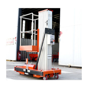 Plataforma Elevadora Hidráulica de Columna Única de Aleación de Aluminio Kellen, 4/8 Metros, 650x650mm, Elevador Móvil Pequeño para el Hogar - Product Image 4