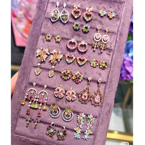 Pendientes aro de acero inoxidable multicolore minimaliste bijoux 925 argent filles boucles d'oreilles aretes de lujo - Product Image 1