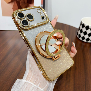 Coques de téléphone portable effet miroir avec paillettes pour iPhone 18, 17, 16 Max, coque de protection de luxe pour iPhone 18 Pro Max - Product Image 3