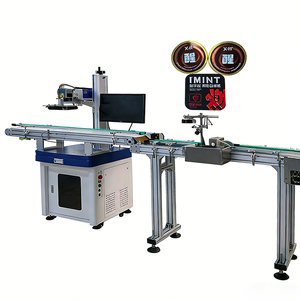 Machine de gravure laser UV à positionnement automatique, personnalisation <span class=keywords><strong>en</strong></span> usine de codes QR/barres sur boîtes <span class=keywords><strong>en</strong></span> fer, vérification visuelle, rejet des produits défectueux - Product Image 1