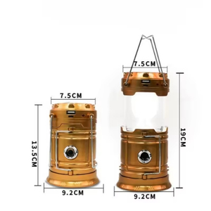 Lanterna da Campeggio LED Solare Multifunzionale Impermeabile, Soluzione di Illuminazione per Esterni con 10 Ore di Autonomia, Materiale ABS per la Pesca - Product Image 4