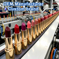 Fabricant de cosmétiques de maquillage OEM, logo personnalisé, rouge à lèvres mat, marque privée, rouge à lèvres mat vegan, rouge à lèvres imperméable, vente en gros de rouge à lèvres