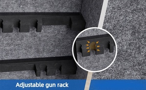 Chất lượng cao lớn thép an toàn với mật khẩu điện tử an ninh khóa Khóa chống cháy bền có khả năng lưu trữ 5 vũ khí - Product Image 5