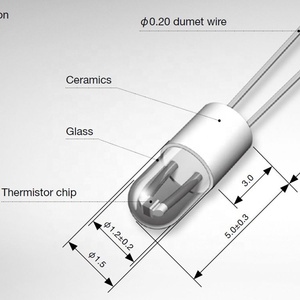 <span class=keywords><strong>Chip</strong></span> Máy Tính Bảng Gốm Shibaura Nhật Bản Nhiệt Độ Cao <span class=keywords><strong>NTC</strong></span> Thermistors NSII-E1 E3 U1 - Product Image 3