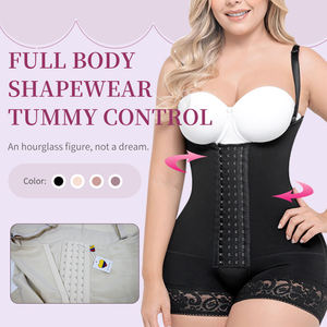 <span class=keywords><strong>Faja</strong></span> reductora de cintura posparto <span class=keywords><strong>colombiana</strong></span> BBL, fajas reductoras de alta compresión, ropa moldeadora transpirable en rojo - Product Image 4