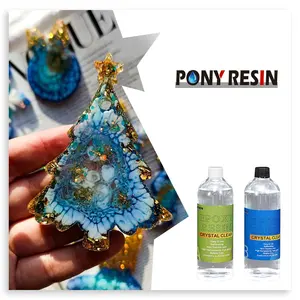 High Quality Food Grade Safe Liquid Crystal Epoxy Resin 1:1 Ratio UV Resistant Epoxy AB Glue Resina Epoxica A Y B For DIY Crafts