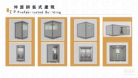 Ensemble WC et salle de bain mobile d'extérieur en acier et aluminium, durable, écologique, avec garantie d'un an