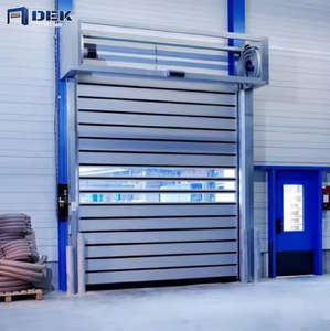 <span class=keywords><strong>Volet</strong></span> roulant à haute vitesse en aluminium moderne pour atelier, avec fonction coupe-vent et surface finie - Product Image 4