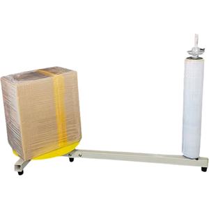 Machine d'emballage manuelle verticale pour palettes, cartons, boîtes en bois, boîtes en mousse, coffres métalliques et palettes en film étirable - Product Image 1