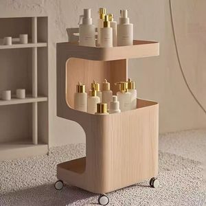 S Shape Beauty Shop Cabinet Salon Furniture Rolling <b>Trolley</b> Cart Best-Selling <b>Trolley</b> for Salon Manicure Shelf <b>Tools</b> Rack - Product Image 2