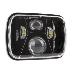 Phare LED 5x7 pouces, prise H4, 12V, Plug and Play, <span class=keywords><strong>projecteur</strong></span> de phare adapté à Jeep Cherokee/GMC - Product Image 3