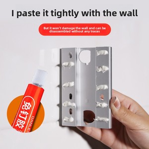 Vente directe d'usine intérieur sans poinçon <span class=keywords><strong>mural</strong></span> rétractable fil d'acier étendoir à linge Invisible rétractable corde à linge - Product Image 3