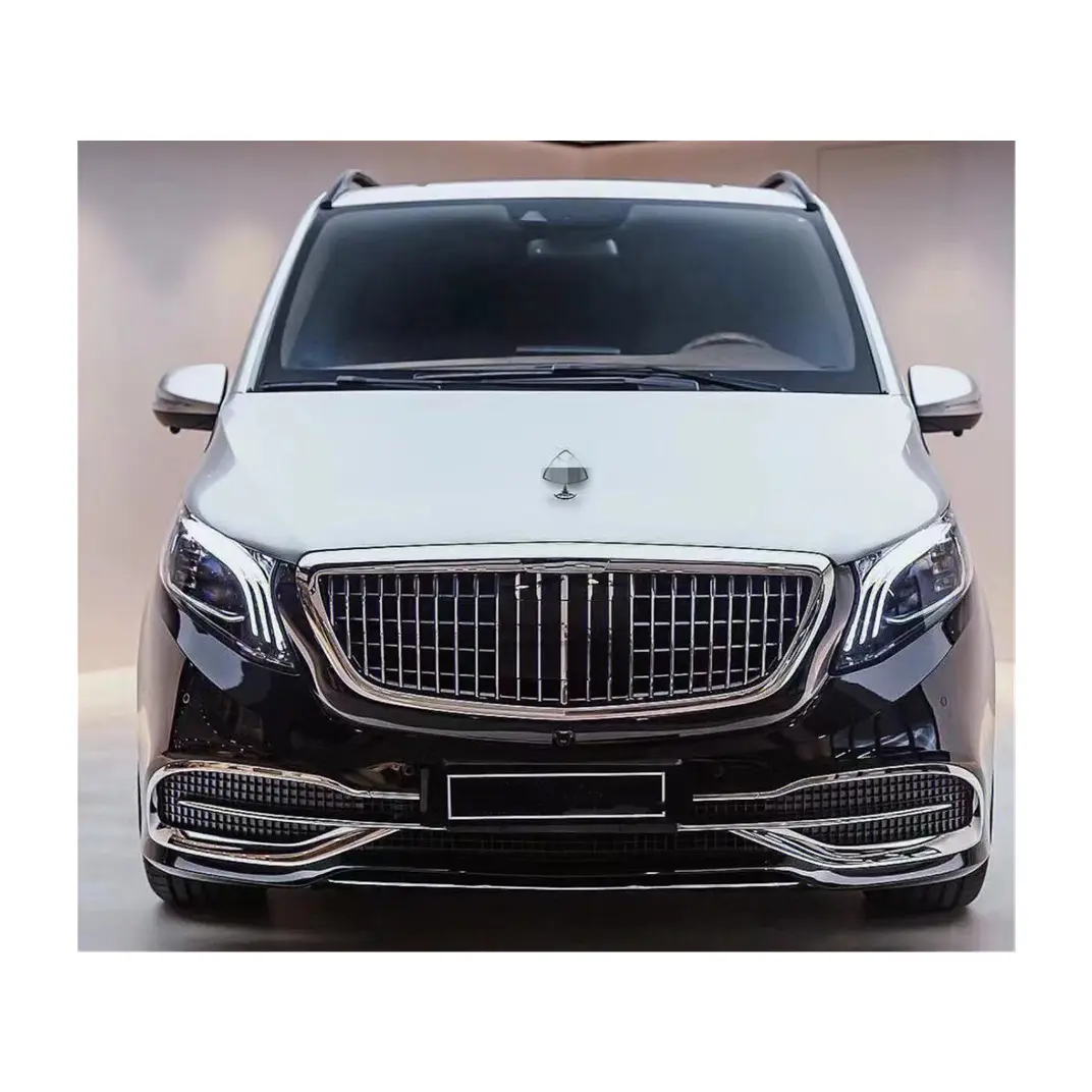 메르세데스 벤츠 V 클래스 w447 Vito v260 자동차 성능 부품에 대한 Maybach 앞 범퍼 리어 범퍼 그릴로 수정 된 자동차 바디 키트