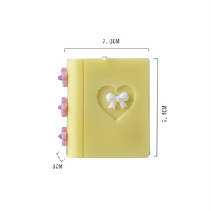 Bougies d'<span class=keywords><strong>aromathérapie</strong></span> créatives <span class=keywords><strong>livre</strong></span> simulé forme de cahier bougie parfumée anniversaire pour cadeau décoration de la maison - Product Image 5
