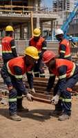 Ensemble uniforme de travail haute visibilité pour travaux routiers, veste et pantalon cargo réfléchissants, sur mesure OEM