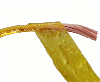 Alambre Litz de Alta Frecuencia 100/0.1mm 250/38AWG, Alambre de Cobre Esmaltado para Bobinado de Transformadores con Recubrimiento de Película de PI