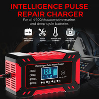 Chargeur de batterie intelligent à impulsions automatique 12V 6A de haute qualité pour voiture et moto avec protection contre les courts-circuits et charge rapide