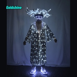 Costume <span class=keywords><strong>d</strong></span>'éclairage LED pour <span class=keywords><strong>magicien</strong></span> Clown Parade Props-pour Halloween Noël Nouvel An-pour boîtes de nuit et bars - Product Image 6