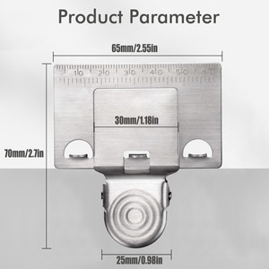Đo Clip thép Băng đo Băng cố định Clip chế biến gỗ đánh dấu định vị băng công cụ đo lường - Product Image 2