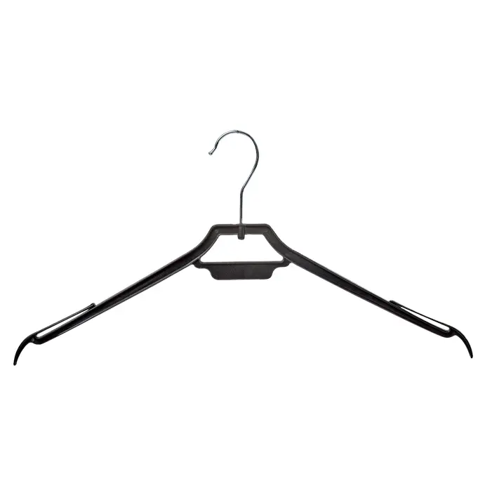 Wholesale Cheap Plastic Hanger Clothing Hanger Easy Cloth Hanger With Metal Hook For Sale