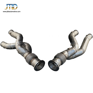 ท่อไอเสียสแตนเลสคุณภาพสูงพร้อมแผ่นกันความร้อน หนา 1 มม. สำหรับ <span class=keywords><strong>Aventador</strong></span> <span class=keywords><strong>SVJ</strong></span> - Product Image 1