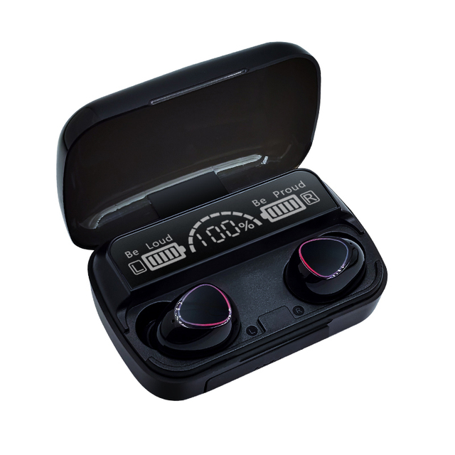 M10 Tws Wireless Earphones Powerbank Power Led Display Earbuds Sport Running Headset Wireless Stereo Earbuds