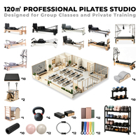 Reformer Pilates en Bois Robuste avec Système de Poulies – Vente en Gros pour Studios de Pilates et Cours, Idéal pour Améliorer l'Équilibre