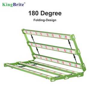 Interrupteurs séparés pour <span class=keywords><strong>UV</strong></span>/IR, KingBrite P55 480W Samsung LM301H EVO Blanc menthe + 660nm Vert <span class=keywords><strong>UV</strong></span> IR Lampe de culture LED à <span class=keywords><strong>barre</strong></span> rotative - Product Image 3
