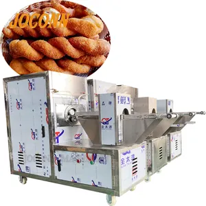 2023 Gebakken Zacht Deeg Twist Making Machine/Ma Hwa Twist Pilipit Vormen Machine/Gebak Twist Extruder Machine Met Hoge Kwaliteit