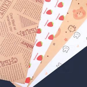 Wholesale Custom Food Grade Greaseproof <b>Paper</b> Hot Sale Disposable <b>Wax</b> <b>Paper</b> Food Wrapping Kraft and Hamburger Greaseproof <b>Paper</b> - Product Image 3