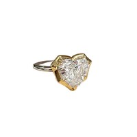 Anillo de Oro Rosa de 18K para Mujer con Diamante Cultivado en Laboratorio de 5 Quilates, Certificado, Estilo Old Money, Personalizado, Transfronterizo