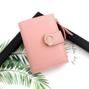 New Minimalist Small Short <strong>Cheap</strong> Mini <strong>Cute</strong> Slim Leather Wallets for Woman Ladies Girls Stylish <strong>Purses</strong>