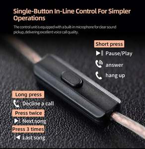 Auriculares con Cable OEM Fashion KZ <span class=keywords><strong>EDX</strong></span> <span class=keywords><strong>PRO</strong></span> X, Auriculares Intraurales con Cable, Diseño Clásico <span class=keywords><strong>EDX</strong></span>, Auriculares Deportivos con Controlador Dinámico y Micrófono HD - Product Image 5