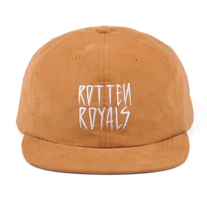 Düşük moq kentsel rahat unisex özel yapılmış kadife 6 panel snapback kapaklar şapka markaları amerikan tarzı kapaklar şapkalar