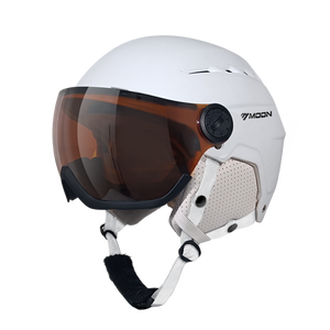 Casco da Sci Integrale Bianco Personalizzato, Protezione per la Testa Promozionale Popolare in Plastica Resistente per Sport Invernali - Product Image 2