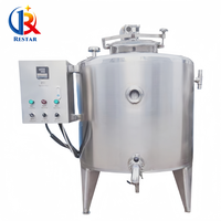 Cuve de Fermentation Automatique Multifonctionnelle en Acier Inoxydable 304 pour Lait et Jus avec Agitateur, Pasteurisateur Haute Performance pour Yaourt