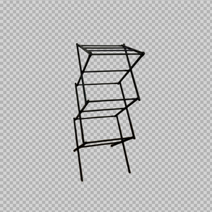 3 Tier <strong>Folding</strong> Cloth Drying Racks Expandable <strong>Clothes</strong> <strong>Airer</strong> - Product Image 3