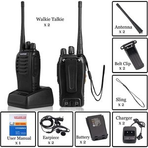 Cho 2/4 gói Baofeng BF-888S trẻ em Walkie Talkie UHF hai cách cho đài phát thanh 888S 400-470MHz tần số phạm vi cho ngoài trời cuộc phiêu lưu - Product Image 5