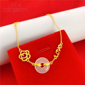 Joyas de oro de Vietnam, accesorios chapados en oro de latón, pulsera con hebilla de seguridad, accesorios de adorno de moda para mujer de oro antiguo - Product Image 4