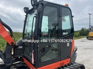 Mini-excavatrice Kubota KX080-4A d'occasion, d'origine japonaise, en bon état, excavatrice de tranchées d'occasion KX080-4A, en vente - Product Image 5