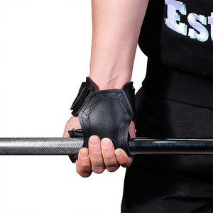 Sarung tangan olahraga serat karbon Logo kustom sarung tangan senam serat mikro pelindung genggaman tangan Crossfit angkat beban Gym latihan Fitness - Product Image 6